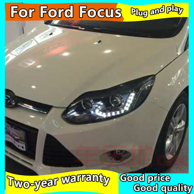 Автомобильный светильник для Ford FOCUS 2012 2014 светодиодный s фокусировки фонарь DRL