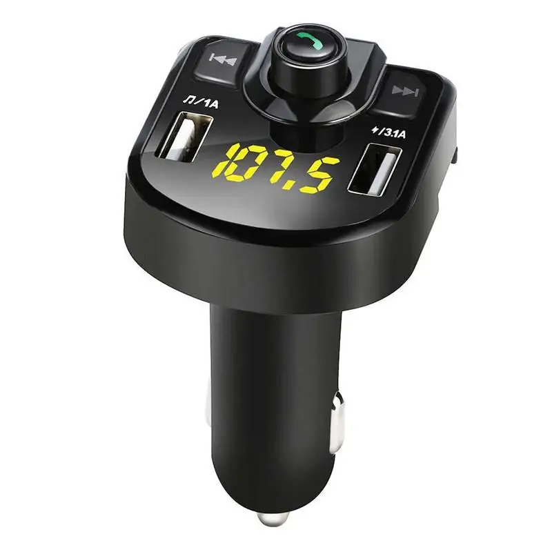 Светодиодный fm передатчик 4.1A bluetooth автомобильный комплект двойное USB