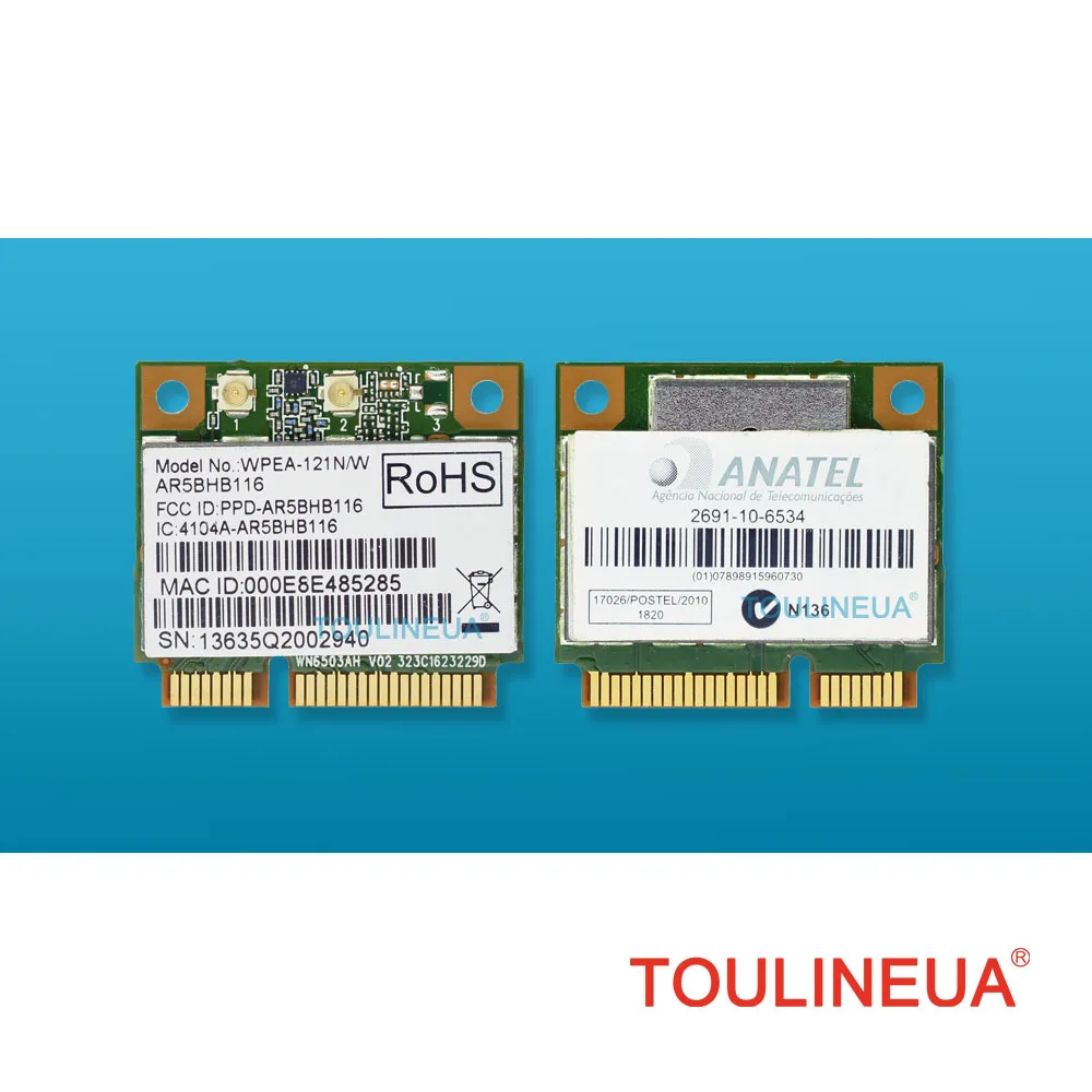 AR5BHB116 AR9382 300 Мбит/с 2,4 & быстрое устройство для подключения беспроводной сетевой карты Wi-Fi, лучше, чем AR5BHB92 AR9280