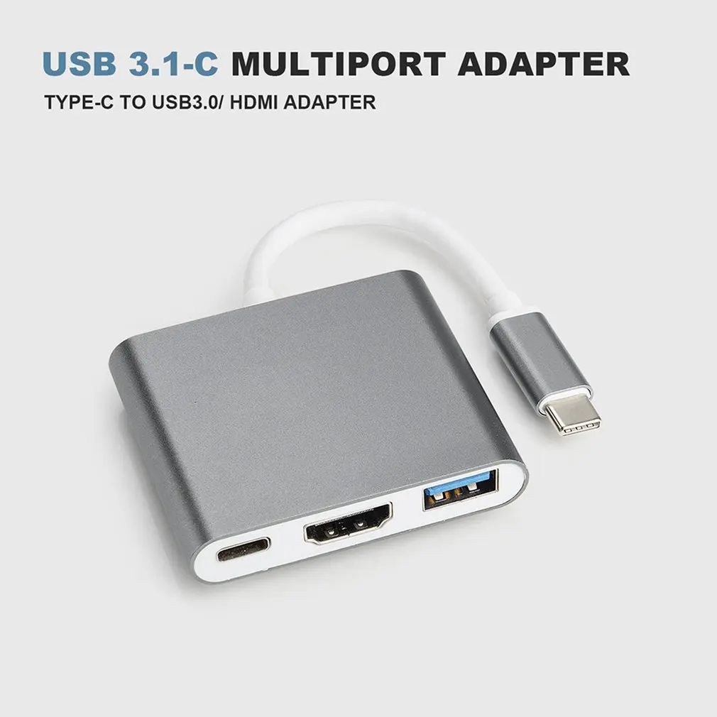 Mosible USB C концентратор к HDMI адаптер для Macbook Pro/Air Thunderbolt 3 Type 4K 0 порт доставка