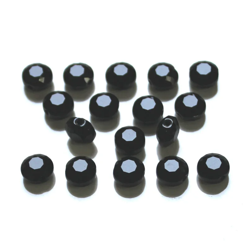 StreBelle 8mm 100pcs Round Facet Shining Crystal Glass Beads For Handmade DIY Fashion Jewelry Making Wholesale | Украшения и