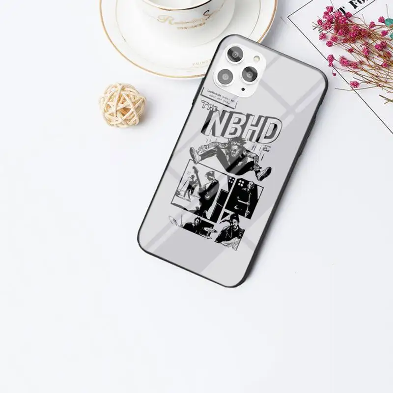 

ZFGHSHYQ The Neighbourhood NBHD Phone Case For IPhone 6 6s 7 8 Plus X Xs Xr Xsmax 11 12 Pro Promax 12mini Tempered Glass