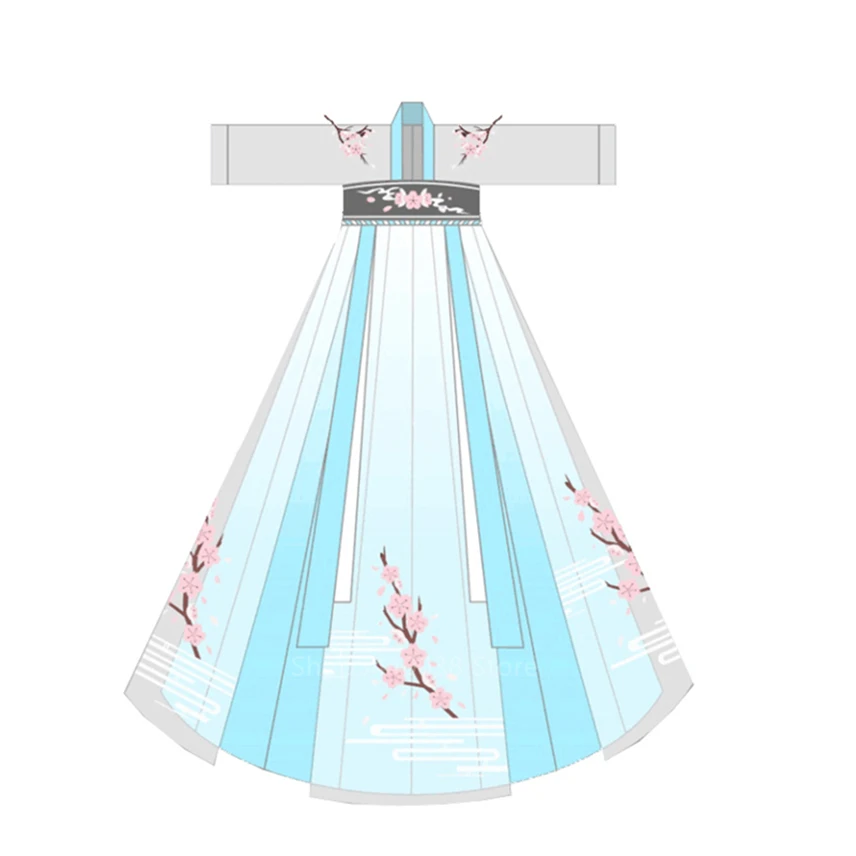 В китайском стиле для маленьких девочек Традиционный костюм ханфу новый год