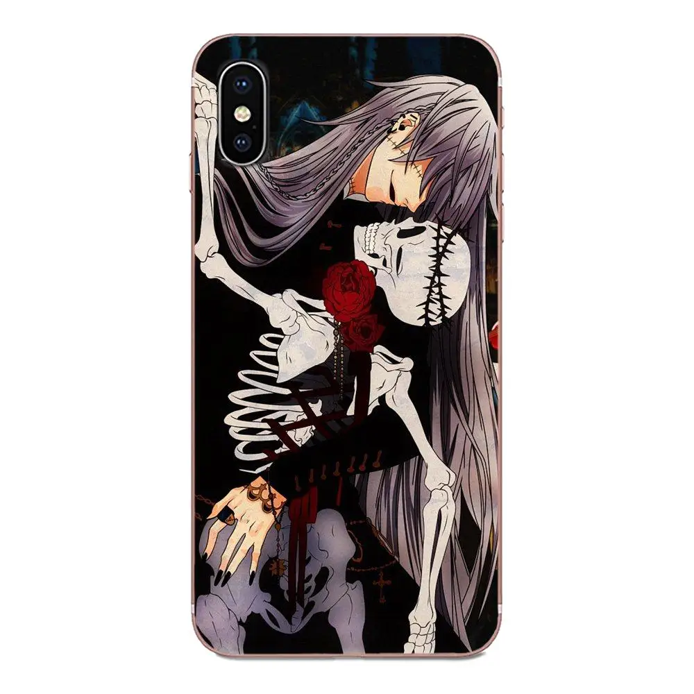Модный популярный чехол в стиле аниме черный Батлер Kuroshitsuji для Apple iPhone 11 Pro XS Max XR X 8