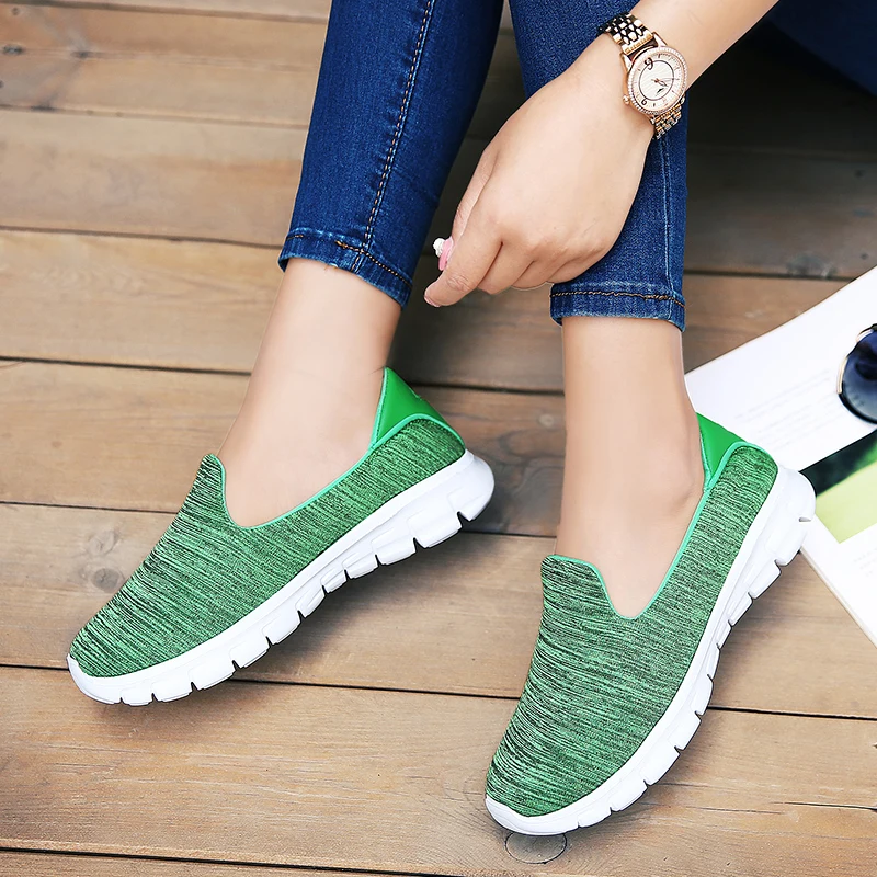 

Hot Autumn Sneakers 2020 Comfy Mesh Women Running Shoes Breathable Female Light Soft Sport Shoes Jogging Walking Trainers Cheap