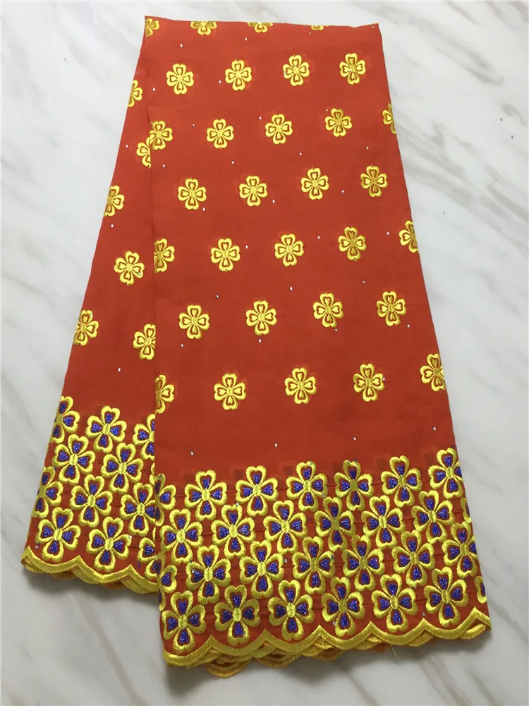 Зеленая/коричневая швейцарская вуаль кружева в Швейцарии Высококачественная