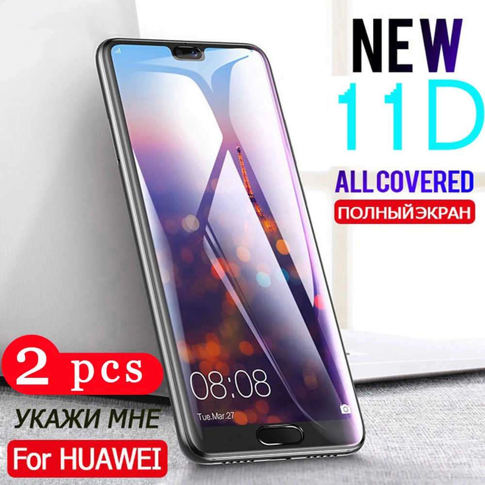 Закаленное стекло с полным покрытием для huawei P30 P20 pro P10 P9 lite пленка защиты экрана
