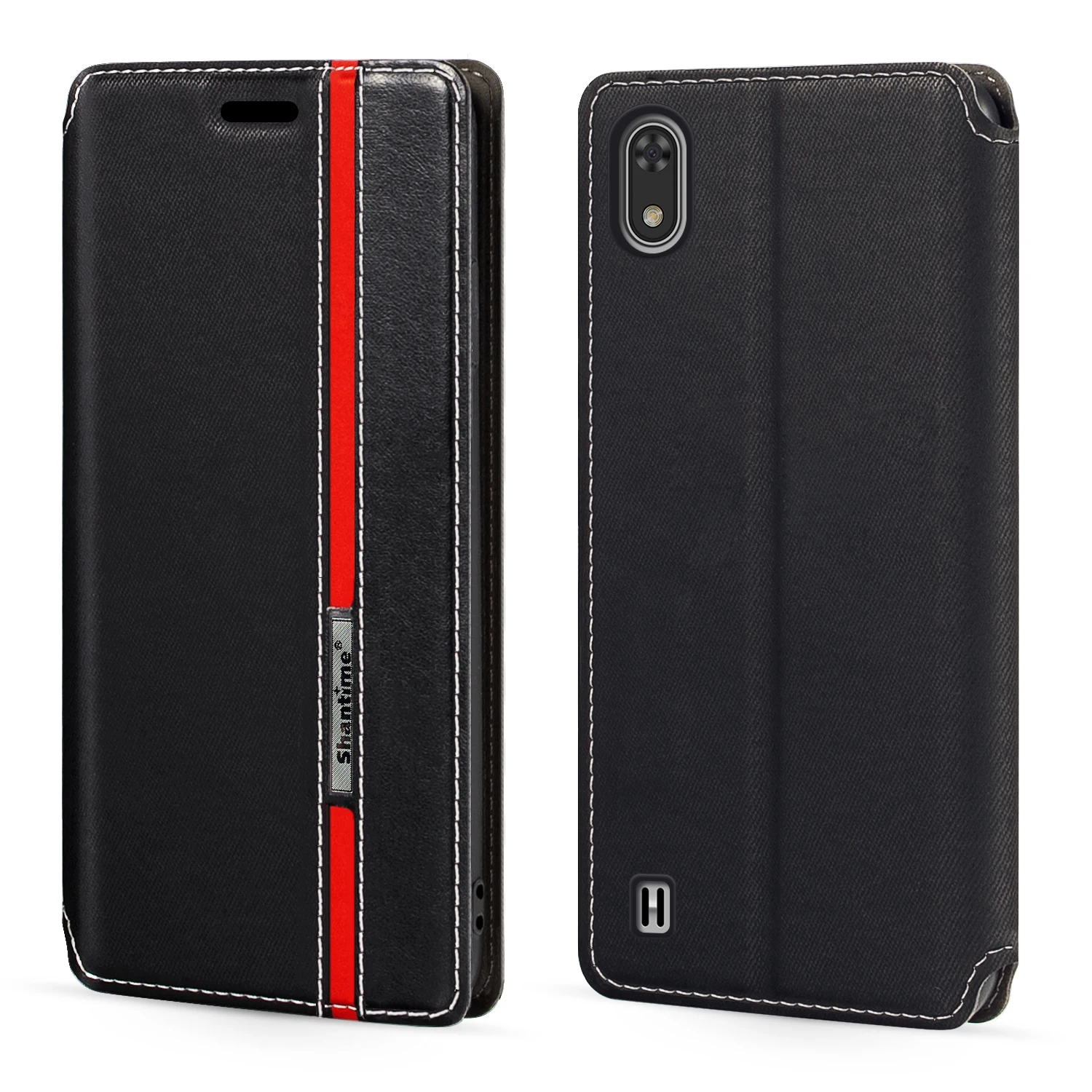 

Модный разноцветный кожаный чехол-книжка с магнитной застежкой и отделением для карт для ZTE A530 5,45 дюйма