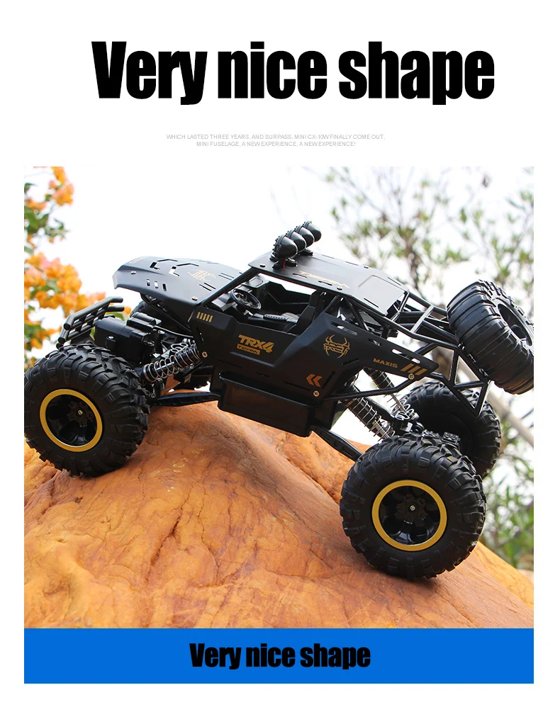 1:12 1:16 RC автомобиль 4WD 4x4 2,4G Bigfoot пульт дистанционного управления багги модель внедорожника скалолазание Грузовики Игрушки для мальчиков Детский подарок джипы
