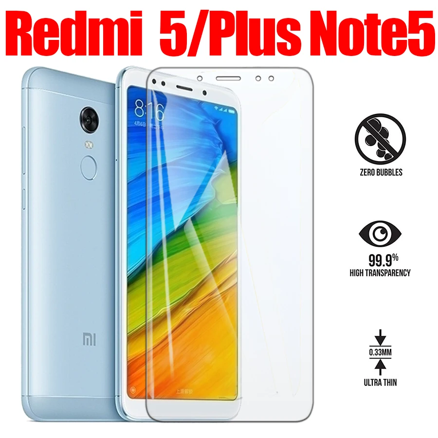 Закаленное стекло для xiaomi redmi 5 plus Защитная пленка экрана | Мобильные телефоны и