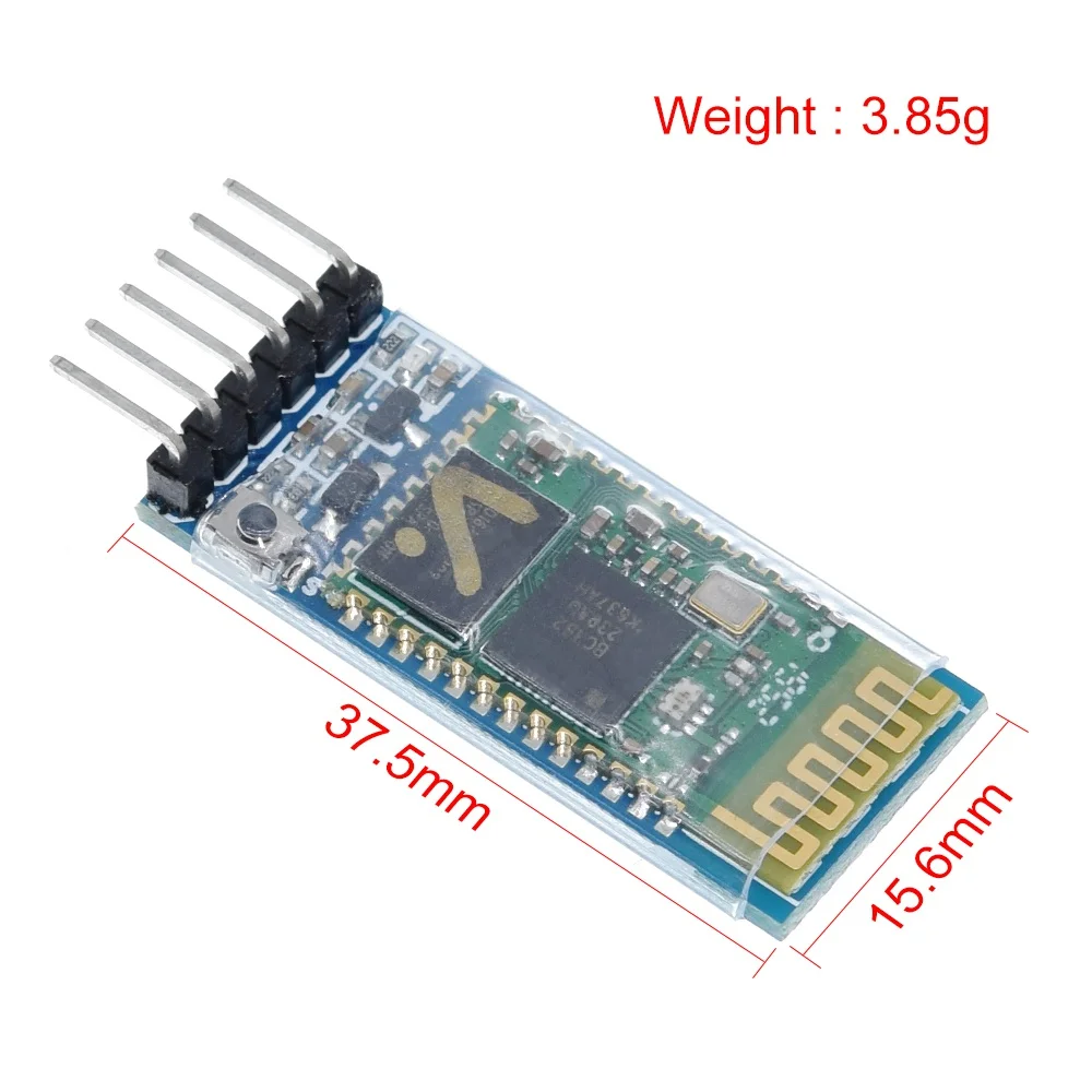 TZT HC05 HC 05 master slave 6pin JY MCU анти реверс интегрированный Bluetooth серийный сквозной модуль