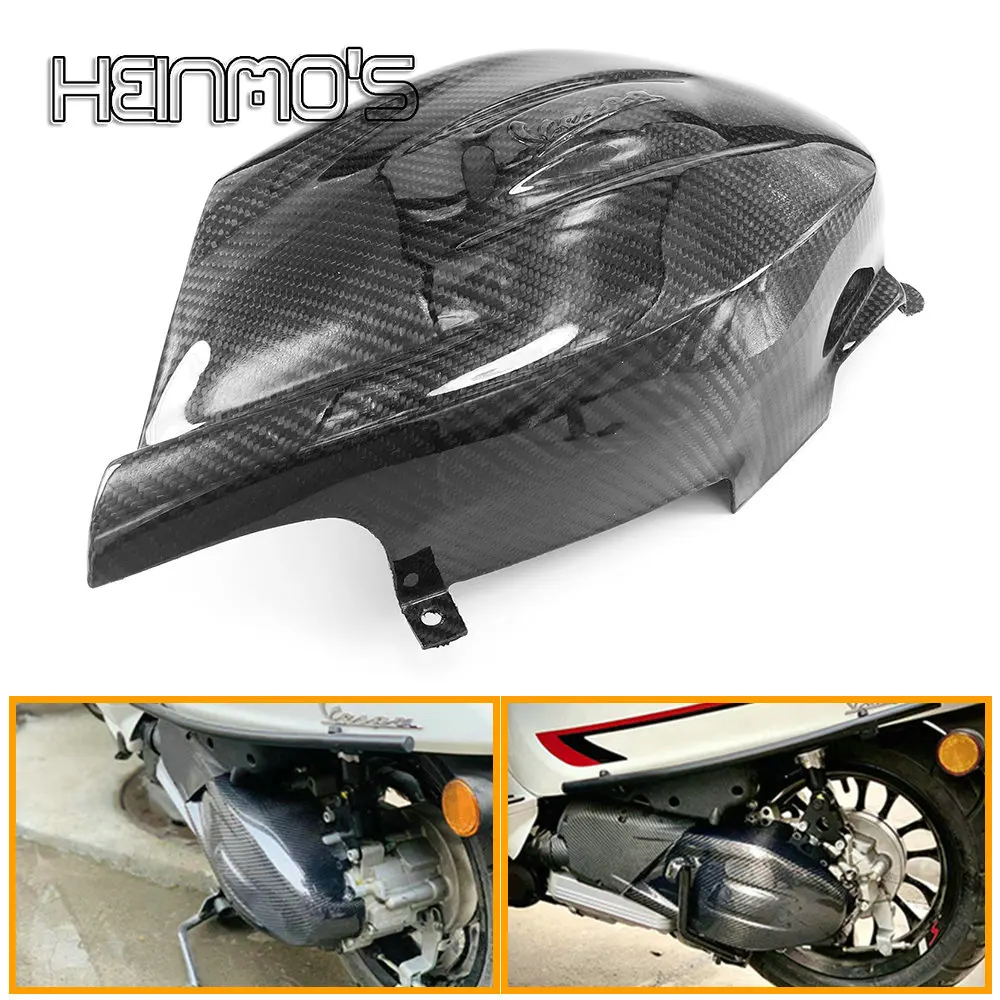 

Scooter Carbon Fiber Transmission Protector Cover Heat Shield Accessoires For Sprint Primavera 150 2017-2018 2019 2020
