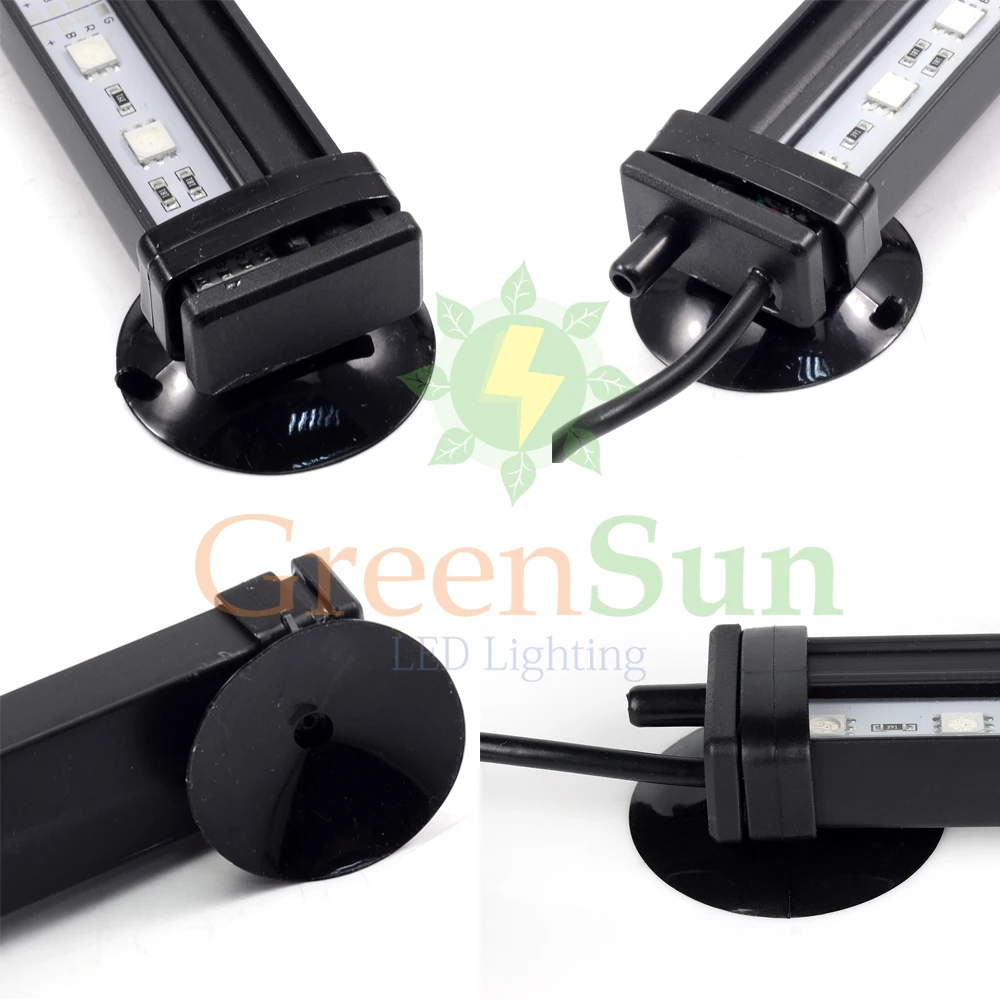 26 см подводный аквариум воздушный пузырь светильник 5050 RGB светодиодный погружной