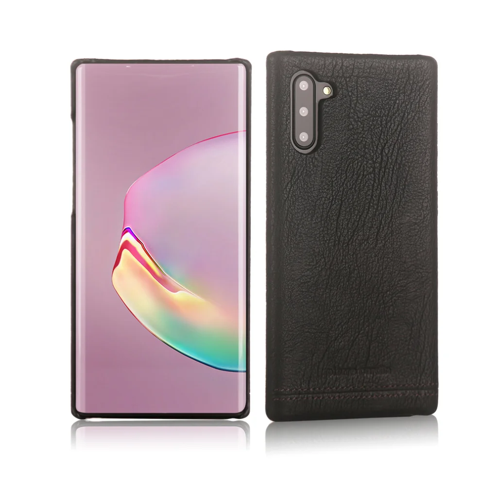Чехол из натуральной кожи для samsung Galaxy Note 10/Plus, Роскошный Жесткий чехол для samsung Note10 Plus