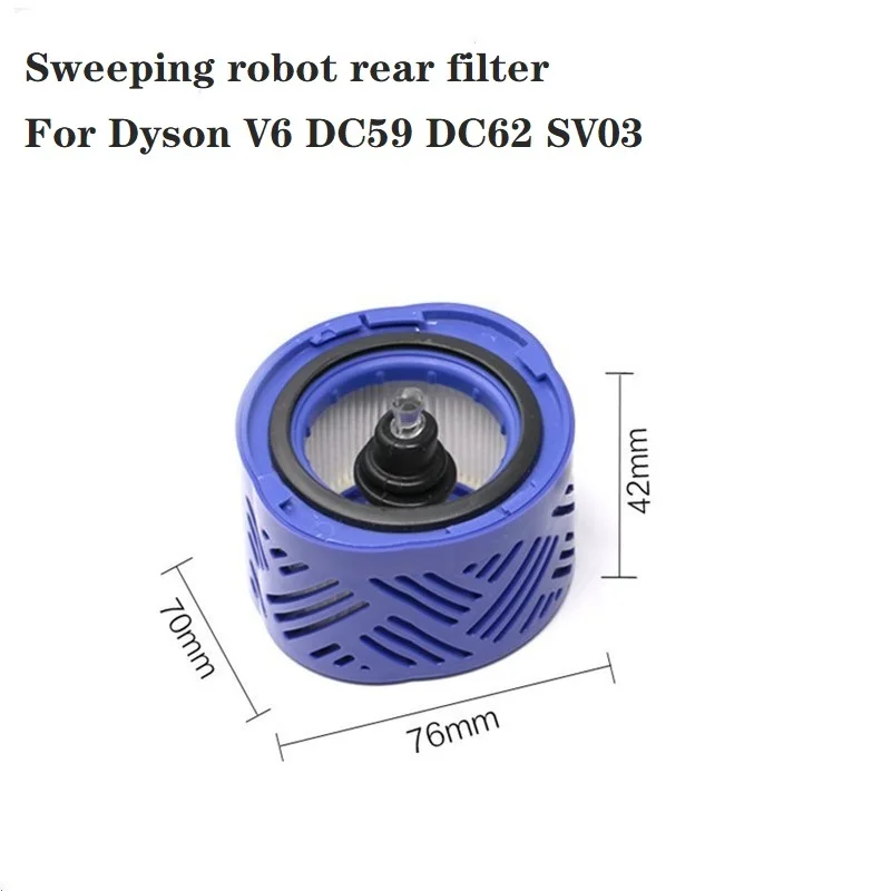 

Sweeping Robot Rear Filter For Dyson V6 DC59 DC62 SV03 Robot Vacuum Cleaner Parts Accessories 1Pcs