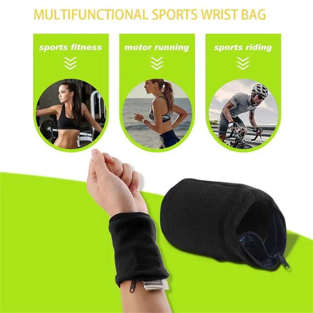 Кошелек на запястье кошелек сумка для фитнес браслета дорожный велосипедный