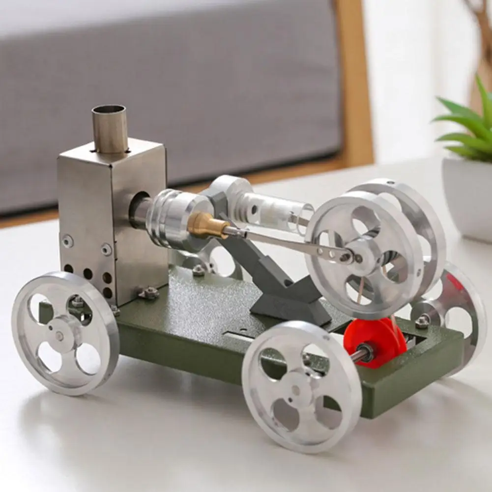 

2021 Qixing New Stirling Engine All-metal Car Assembling DIY Model 180*110*125mm 0.65KG Hot Sale
