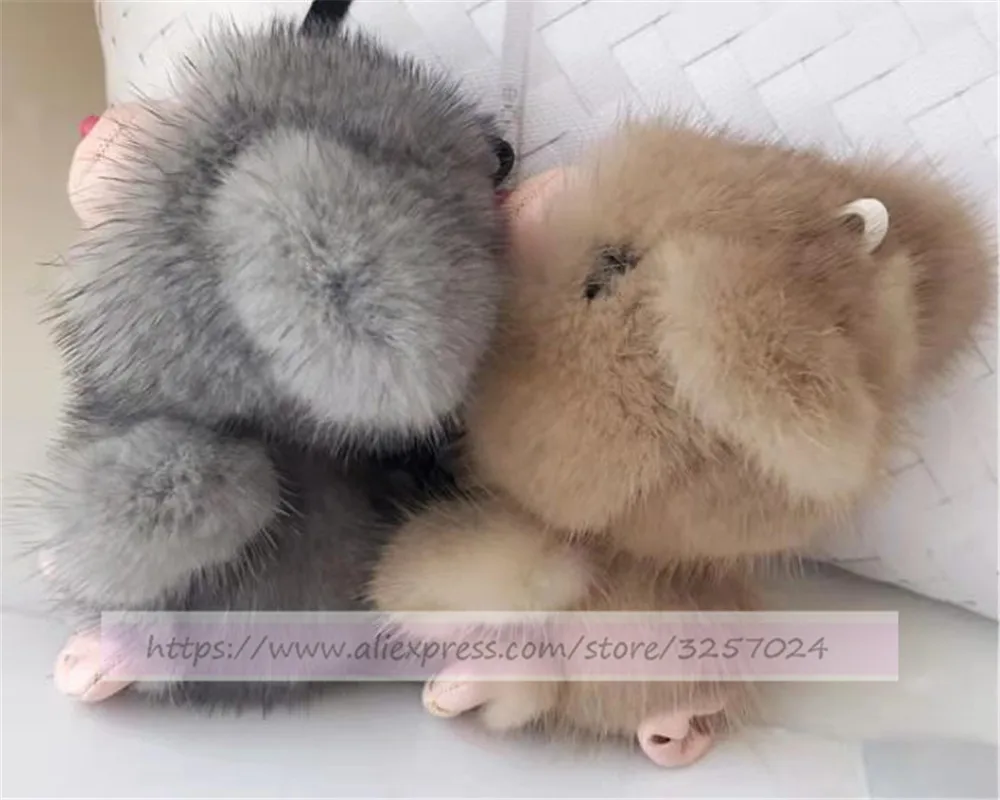 Брелок Magicfur из натурального меха норки милая мышь свиньи брелок для сумки