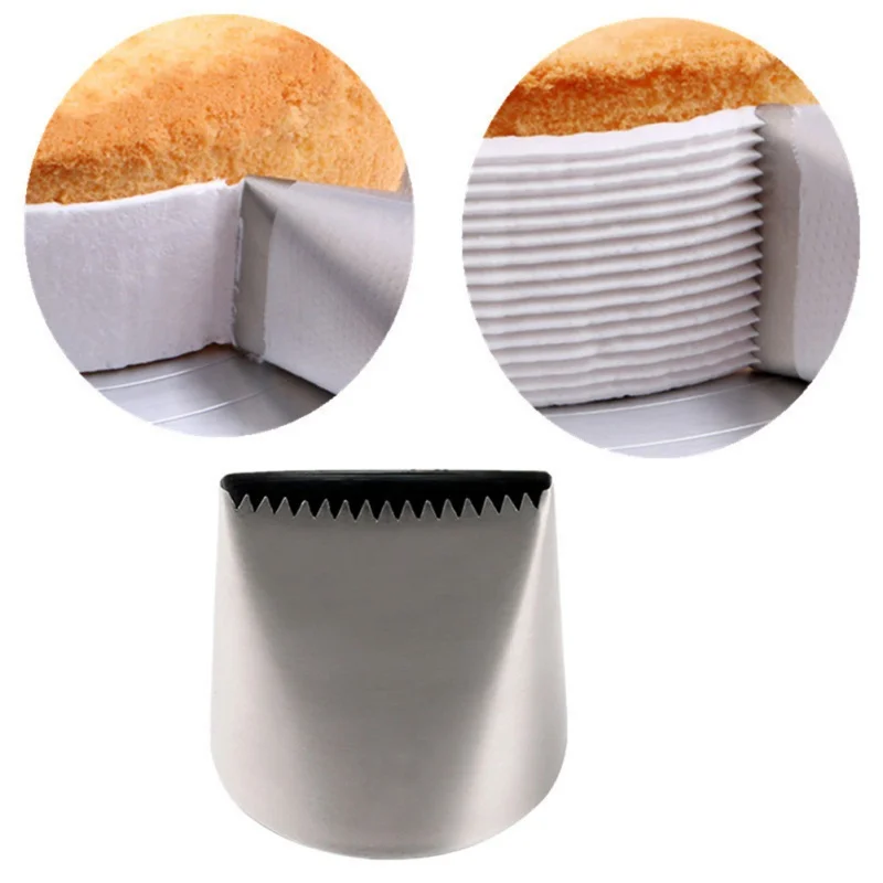 Сопло из нержавеющей стали очень большое матовое сопло для крема украшения торта