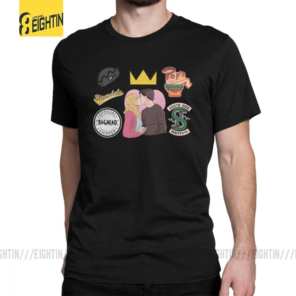 Комплект футболок Bughead Riverdale мужские футболки Jugheads Jughead Jones Archie Comics из чистого