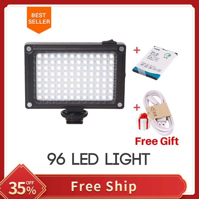 Светодиодный мини светильник Ulanzi 96 AriLight освещение для съемки фото смартфонов Canon
