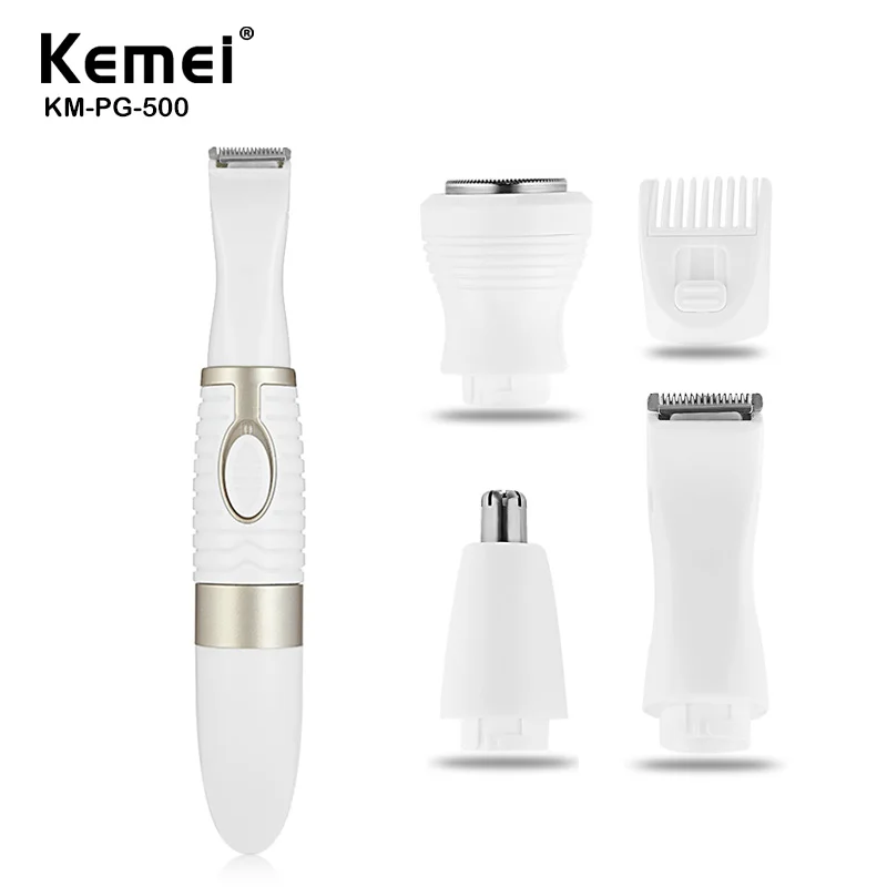 

Kemei 3 In 1 Female Epilator Hair Removal Lady Shaving Machine Waterproof Nose Hair Trimmer Women Epilator Hair Clipper