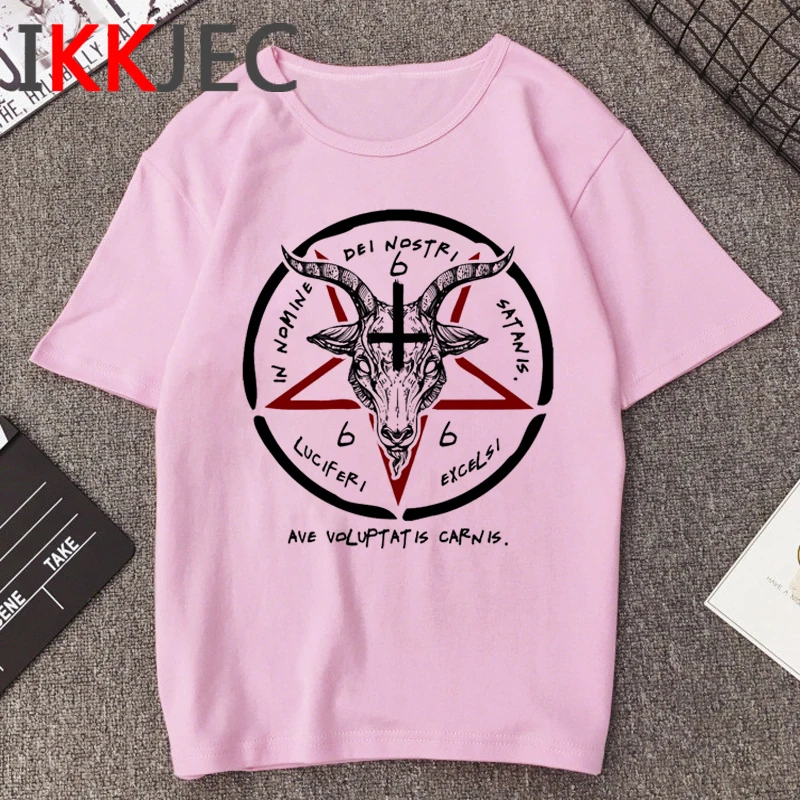 Сатана сатанист Футболка женская Demon Death Scary Evil футболка Satanism Grim Reaper