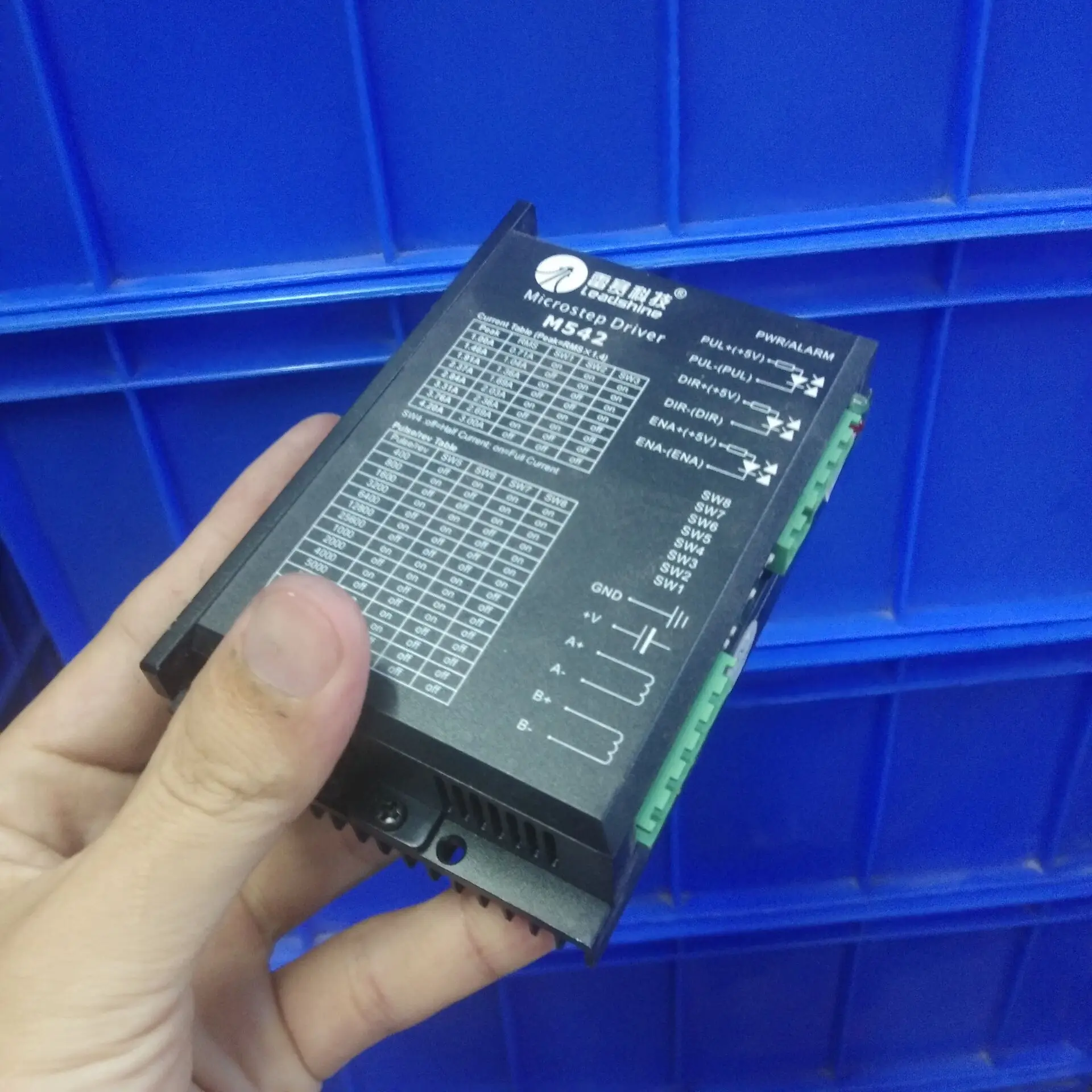 Контроллер шагового двигателя DM542 2 фазный цифровой драйвер макс. 18 48 В