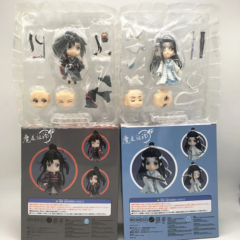 Аниме фигурка МО дао ЗУ Ши игрушки Wei Wuxian Yi Ling Lao Zu Lan WangJi ПВХ экшн Q Ver. Коллекционная