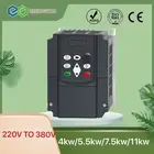 Частотно-регулируемым приводом 7.5KW11KW инвертор повышение частоты переменного тока инвертор 1 фаза 220V вход 3 фазы 380 В выход