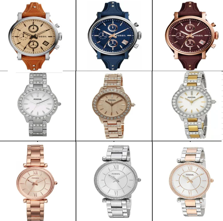 

Fossil Women's Watch Tailor Multifunction Rose-Tone Stainless Steel Watch Luxury Brand Ladies Wrist AAA Watches 875557