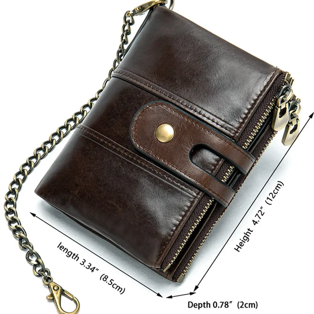 

Genuine Leather Women Wallet Female Long Clutch Lady Walet Money Bag Magic Zipper Coin Purse