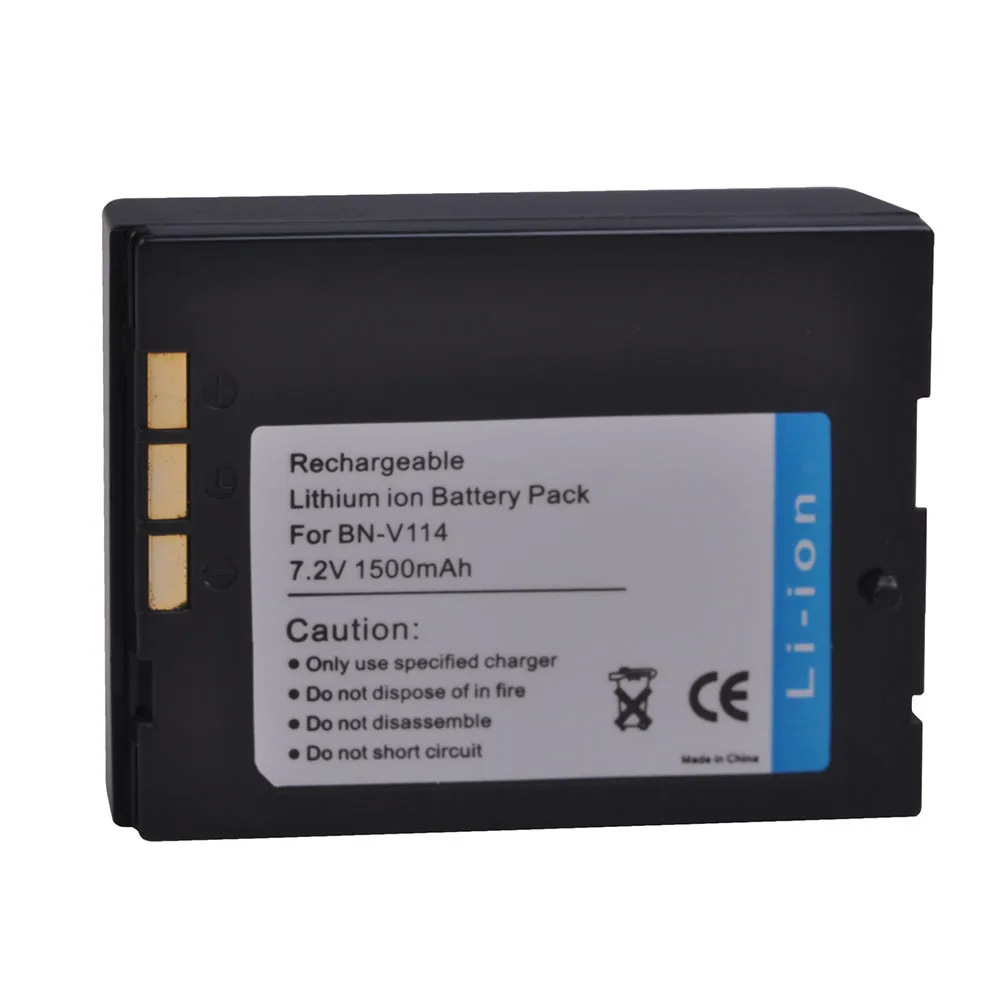 1500 мА · ч BN-V114 BNV114 V114U Аккумулятор для JVC BN-V114U GR-DVP1 GR-DX100EK GR-DX45 GR-DVP3 | Электроника