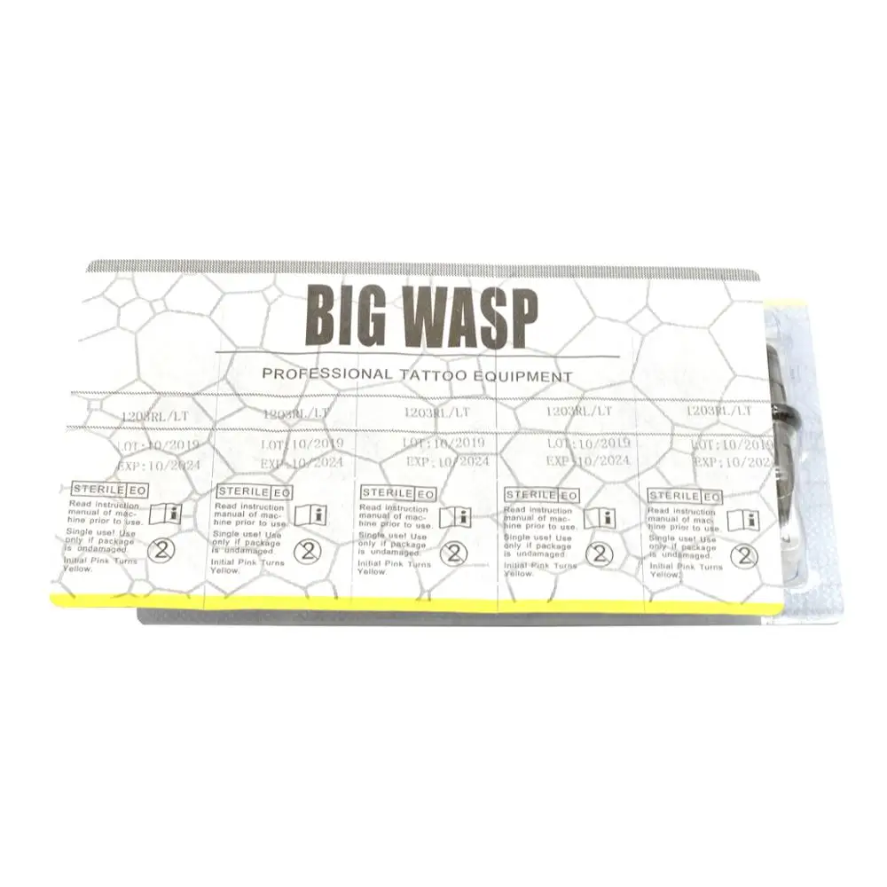Картридж BigWasp для татуировок одноразовый круглый 20 шт. | Красота и здоровье