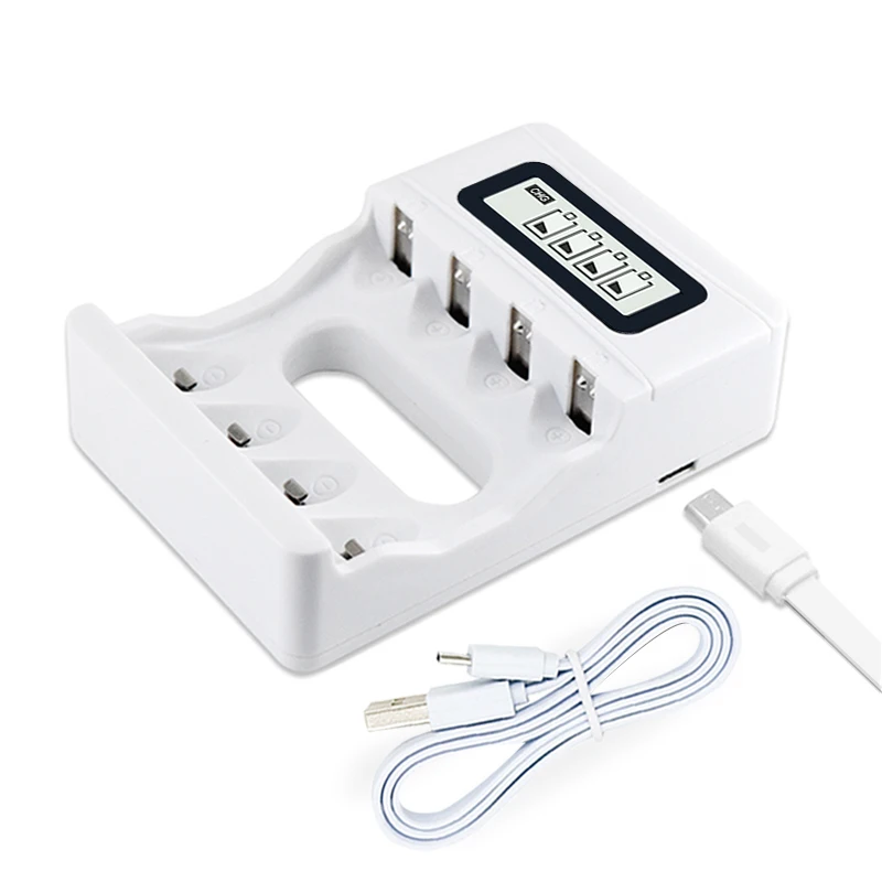 Зарядное устройство AA с ЖК дисплеем для аккумуляторных батарей 1 2 в AA/AAA Ni MH