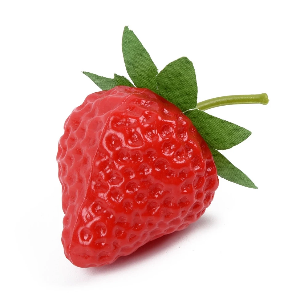 

20pcs Artificial Fruit Fake Strawberry Plastic Simulation Strawberry Ornament Craft Photography props Christmas Home Decor