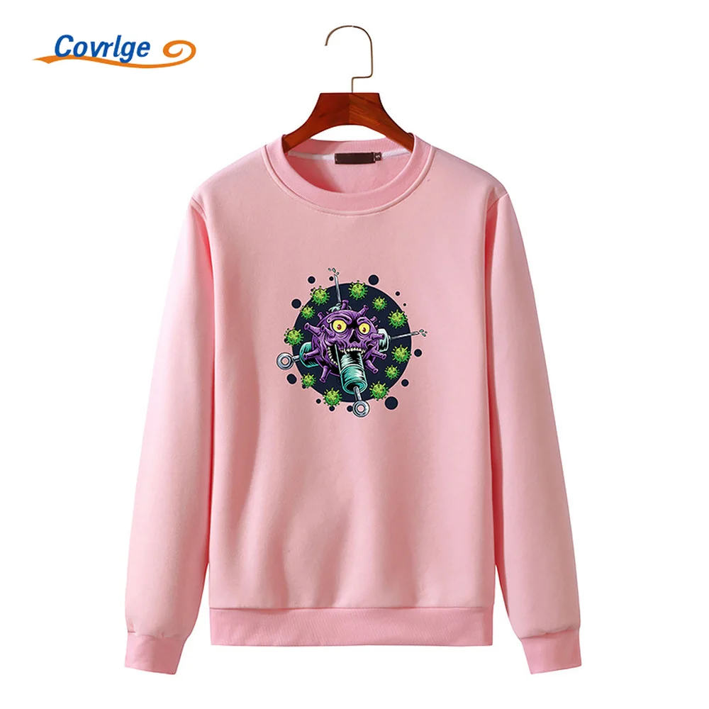

Covrlge Sweatshirts Men New Fashion Hoodie Personalized Printing Heat Transfer Casual Long Sleeve Harajuku Sports Hooded MWW330