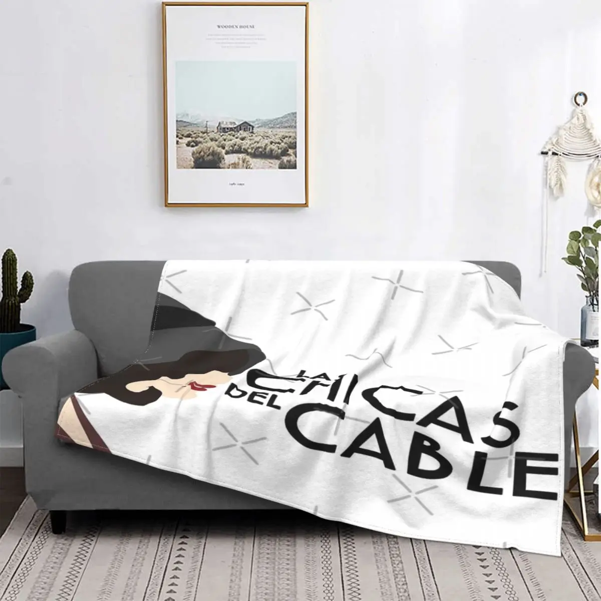 Manta térmica de Las Chicas Del Cable, colcha a cuadros para cama,...