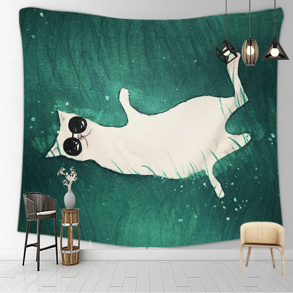 Кошка домашний котенок милый мультфильм ребенок теплая семья подвесной Триппи