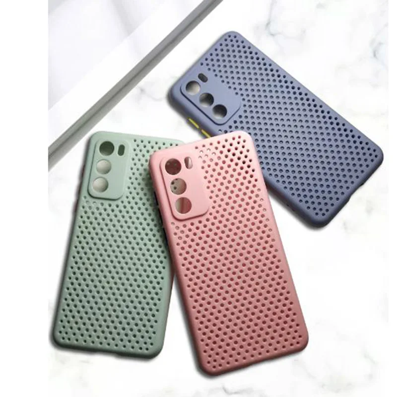 Воздухопроницаемый чехол с рассеивателем тепла для Tecno Power 4 Pro Spark 5 Air Camon 12 15 Lite