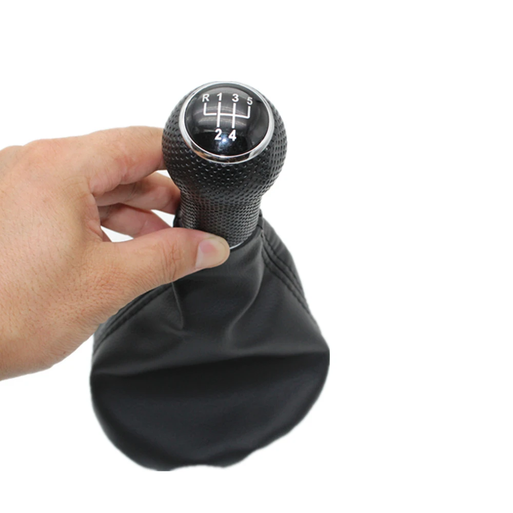 Ручка переключения передач для автомобиля 5 скоростей с кожаными ботинками Seat