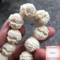 ivory fruit carved dragon head skull 18 arhat hand string male and female buddha bead bracelet pendant stationery jewelry gift