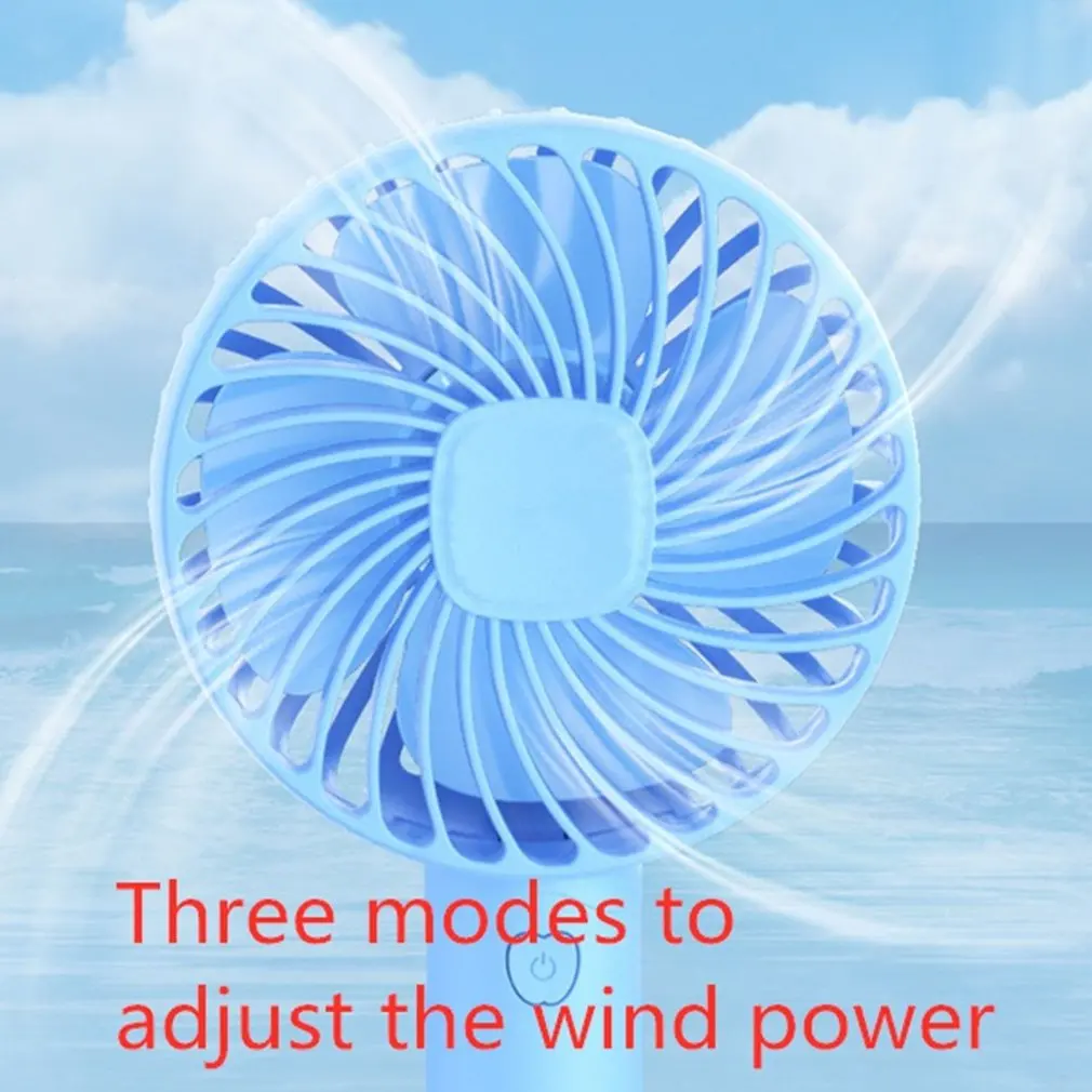 

A20 Handheld Fan USB Charging Fan Mini Fan Student Gale Silent Three-speed Adjustment Desk Table Fan With Base
