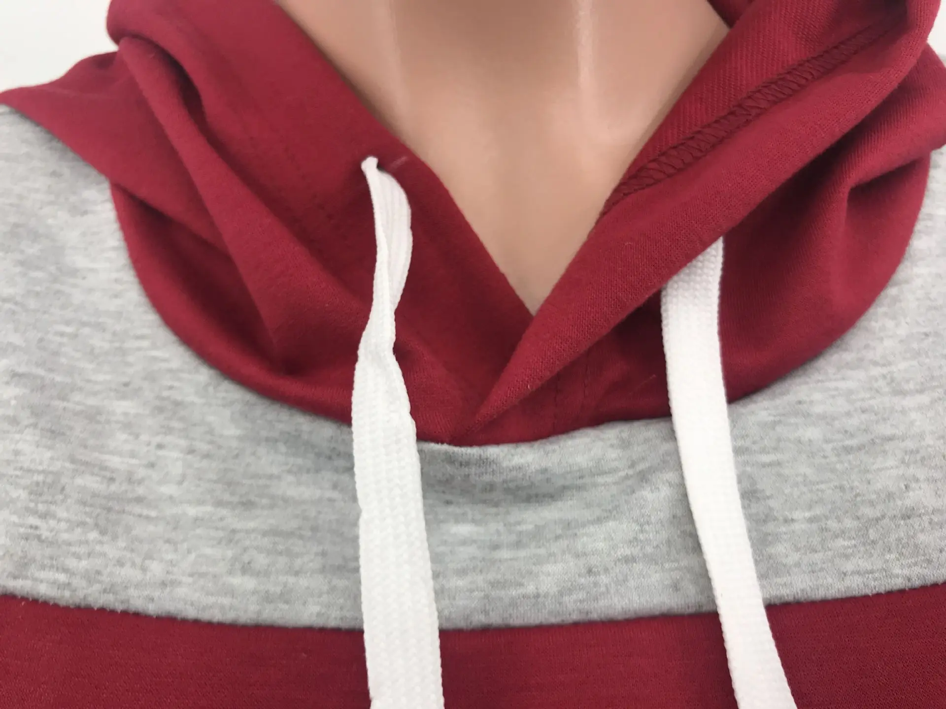 Adogirl женский спортивный костюм в полоску с цветными блоками, Модный повседневный комплект из двух предметов, пуловер с длинными рукавами и завязками, худи, штаны для фитнеса