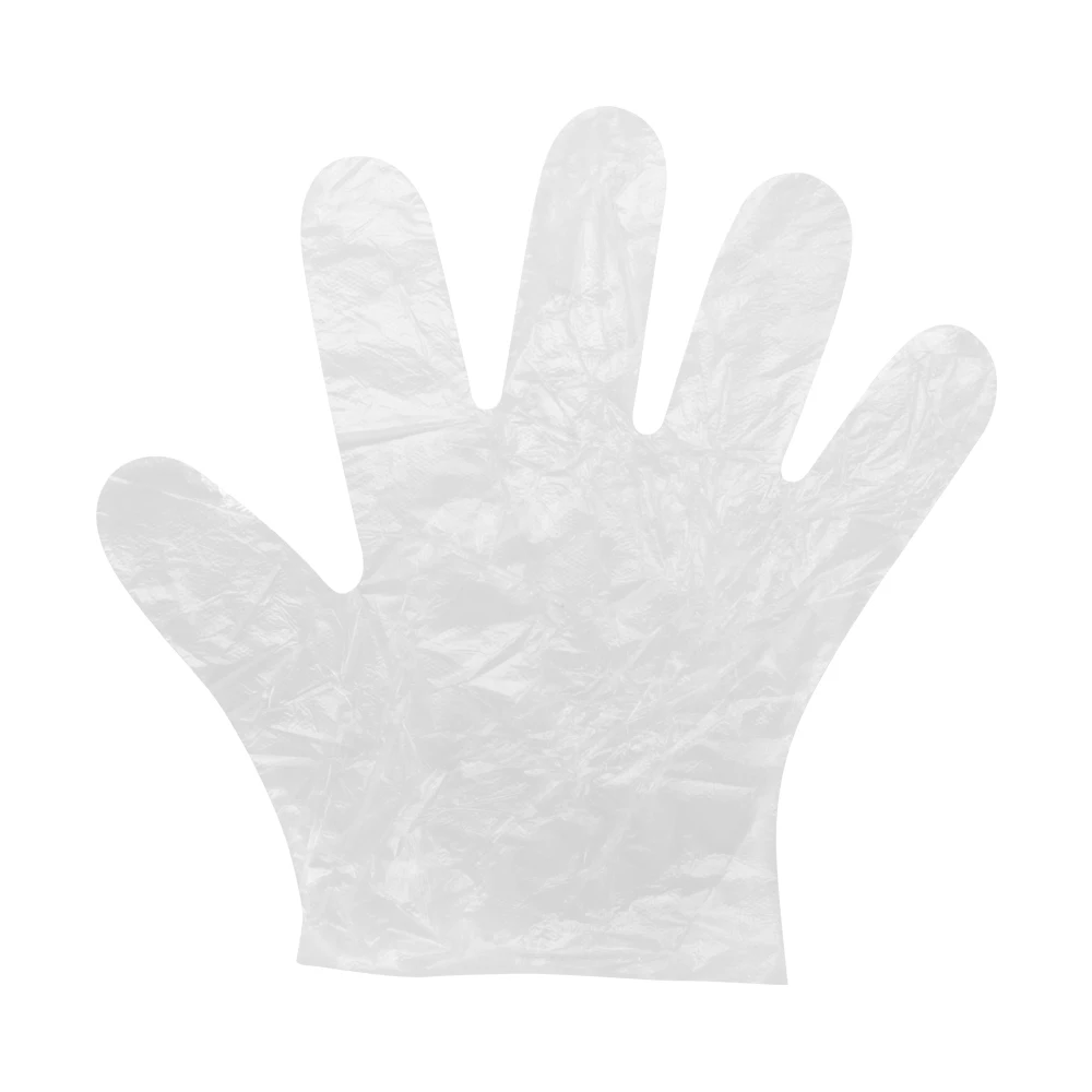 100 шт./компл. пластиковые перчатки для еды экологичные одноразовые ресторана