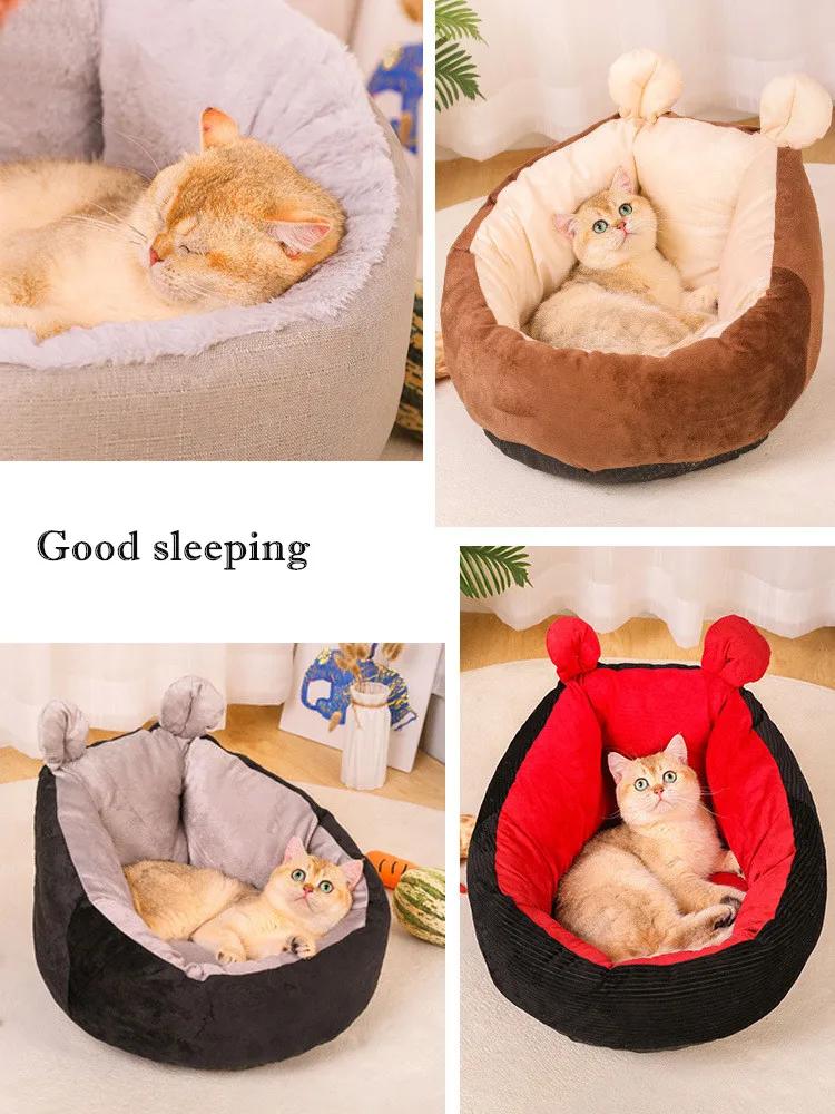 Удобный Диван для собак кошачье гнездо съемная кровать домашних животных