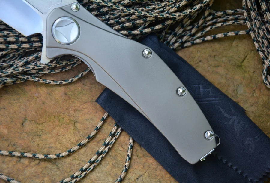 Кевин Джон матрица Керамический шарикоподшипник Флиппер папка S35VN лезвие TC4