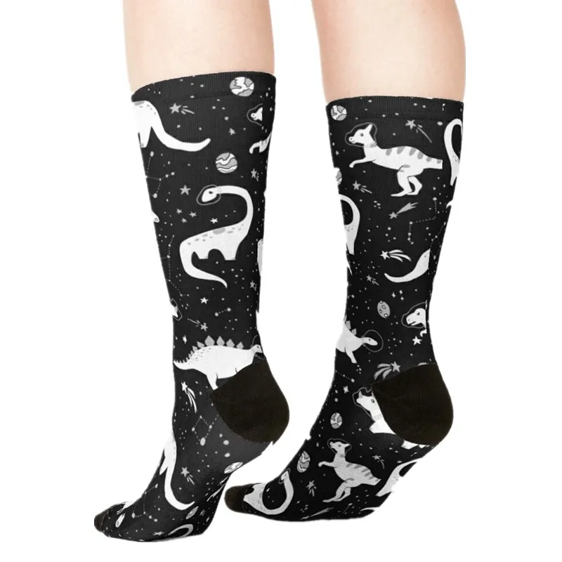 

Women's socks kawaii seamless cool ice platinum Printed Socks Woman harajuku Happy Funny Novelty cute girl gift Socks for women