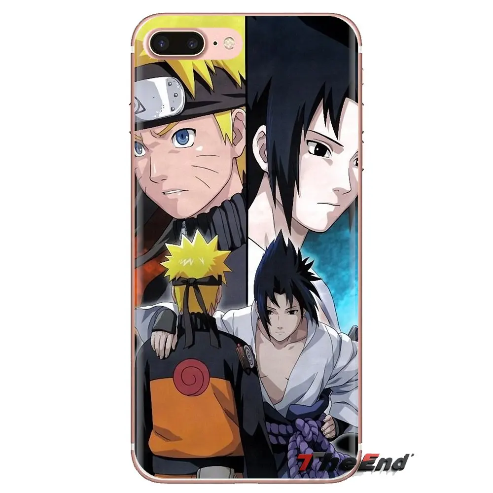 TPU Cover naruto uzumaki and sasuke uchiha For Samsung Galaxy S2 S3 S4 S5 MINI S6 S7 edge S8 S9 Plus Note 2 3 4 5 8 Coque Fundas |