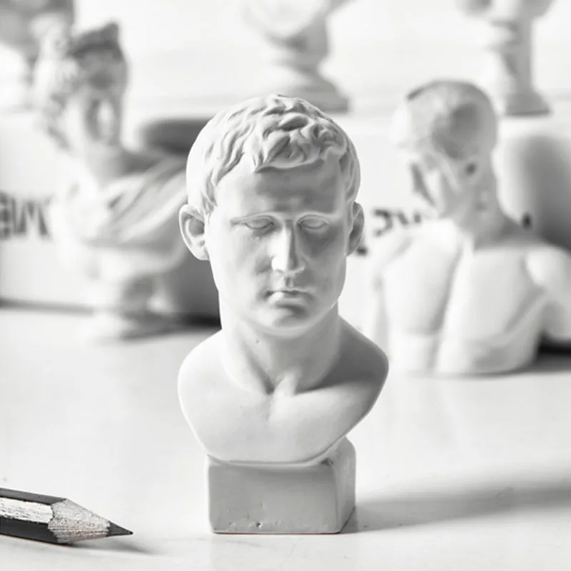 Греческая скульптура фигурка героя пластырь эскиз тренировочная модель Давид